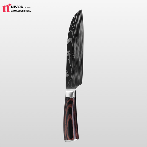 Nivor Bonsai (Bonsai Tree) - Damascus Steel Knives