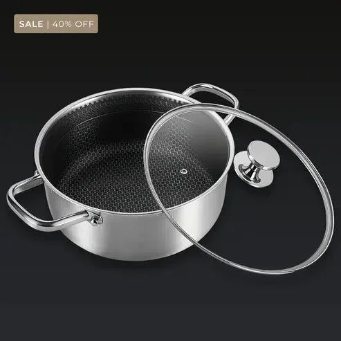 PureClad™ - Family Hybrid Pot | With Lid - NAVARA