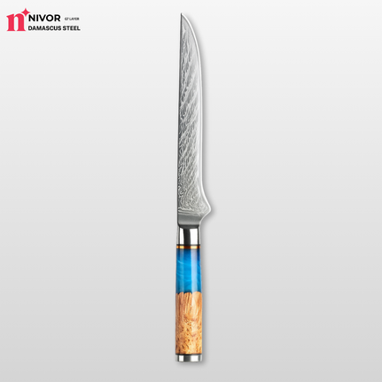 Nivor Tsunami (Wave Knife) - Damascus Steel Knives